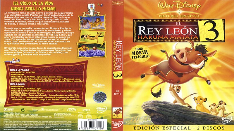 El Rey Leon 3 Hakuna Matata 2004